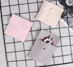 Pochette en velours miniature avec bouton-pression pour emballage de bijoux, vente en gros, faible MOQ - Product Image 5