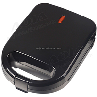 AOJA Plaque plate à revêtement antiadhésif Portable Home Electric Waffle Sandwich Maker Mini Pancake Machine Toaster Panini Press Grill