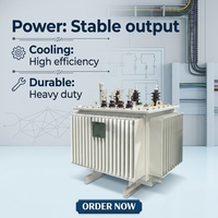 Transformateur à huile hermétique triphasé 11kV 33kV 500kVA 1000kVA à bobinage en cuivre, pour distribution extérieure