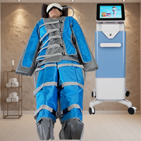 Appareil de drainage lymphatique vertical pour la perte de poids, machine de massage par pression d'air à 24 coussins pour le corps entier