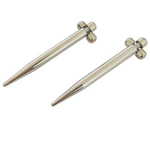 Argent Aluminium Bureau Entretoises Cadre Photo Acrylique Cadre Stand Pointe Publicité Pin Table Numéro Affichage - Product Image 5