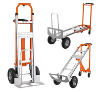 Xinghan Nouveau chariot pliant en alliage d'aluminium trois en un