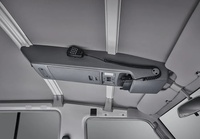 Accessoires automobiles YBJ : Boîte de rangement de toit simple ou double rangée pour Land Cruiser Série 70 LC76 LC79, avec compartiment de console