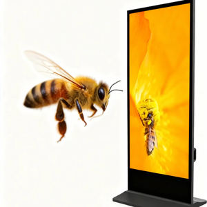 32-85 Inch Indoor Digital Totem WiFi Touch Screen Kiosk LCD Advertising Player 4K Animation Graphics Floor <b>Stand</b> Exhibition Hall - Product Image 1