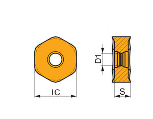 ดอกกัดคาร์ไบด์สองด้าน Pramet HNGX0906ANSN-R 8230 สำหรับงานกัด CNC พร้อมเคลือบ AlTin สำหรับงานกัดแบบ Climb Milling - Product Image 4