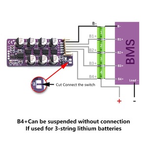 Ecualizador Activo Capacitivo de Alta Corriente para Baterías de Litio 5S6S - Transferencia de Energía, Alta Precisión, Bajo Calor - Product Image 3