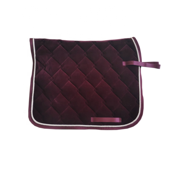 Horse Riding Equipment High Quality Velvet Saddle Pad