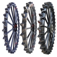 Roues en fer pour tracteur sans air en caoutchouc solide Slim 1800*100mm 1800*120mm Pneus Pulvérisateur à flèche Pneus solides Autres roues et accessoires