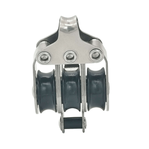 Quattro ruote in acciaio filo puleggia in metallo puleggia rullo in acciaio inox ruota cricchetto puleggia - Product Image 3