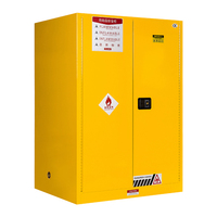 Armoire de stockage de liquides inflammables anti-explosion de 110 gallons (400 L) pour l'école et l'atelier, stockage de bouteilles de gaz