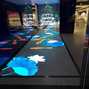 Écran LED interactif de sol P2.976 de haute qualité, dalle LED d'affichage intérieur 500×1000mm pour la détection du corps humain - Product Image 3