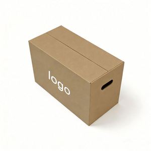 Stock Factory Cheap Extra Hard Corrugated Carton Paper <b>Box</b> Logistics Express Delivery <b>Pack</b> <b>Large</b> Capacity Custom Logo Size - Product Image 2