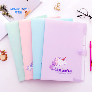 Nam Hàn Quốc 5-Layer A4 phim hoạt hình không thấm nước tài liệu tổ chức Lưu trữ túi dễ thương PVC/Nhựa tập tin tổ chức cho văn phòng Nguồn cung cấp - Product Image 4