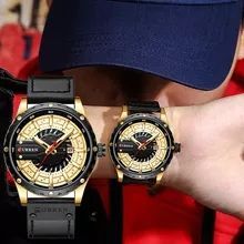 Reloj Deportivo de Lujo para Hombre con Movimiento de Cuarzo, Caja de Aleación, Correa de Cuero, Resistente al Agua y con Calendario - Product Image 4