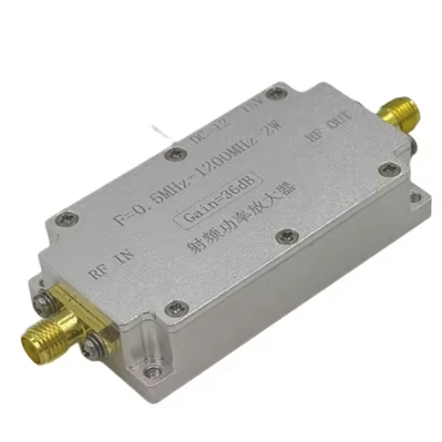 RF Power Amplifier 0.5M-1.2GHz 2W HF VHF UHF FM Power Amplifier Module RF Communication Tom