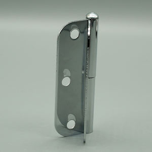 Double Door <strong>Round</strong> Corner 3.5" Polished Bright Chrome Hot Sale High Quality Nickel Plated Rounded Edge Polished Door <strong>Hinges</strong> - Product Image 6