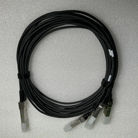 Kabel DAC 4x10G QSFP+ 40G Pasif Direct Attach Copper Twinax 1m-7m untuk Pusat Data