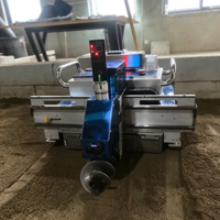 Robot intelligent automatique de nivellement de mortier de ciment pour la construction de bâtiments et le pavage de grandes surfaces