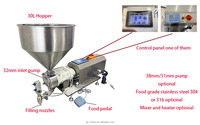 Pompe à lobes semi-automatique 5ML-100000ML avec servomoteur PLC haute précision pour flacons en verre, boissons, shampoing, miel, produits chimiques, sachets, eau pure, riz