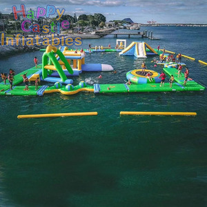 Équipement de jeu d'eau en PVC 0.9mm personnalisé parc parc aquatique de mer gonflable parcours du combattant jeux d'eau pour enfants et adultes - Product Image 1