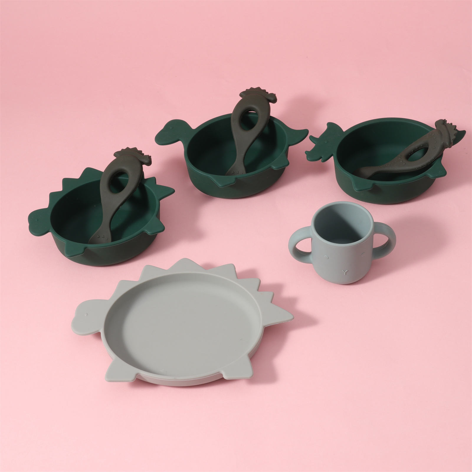 dino set garden green