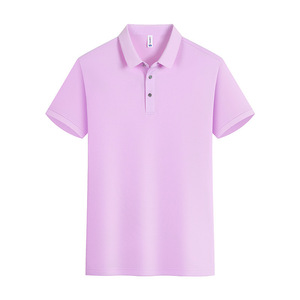 <b>Polo</b> Shirt Women Summer Short Sleeve Solid Color Polyester Oxford Work Uniform For Catering Service - Product Image 1