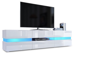 ไม้สีขาว<span class=keywords><strong>ตู้</strong></span>แสดง<span class=keywords><strong>ทีวี</strong></span>ชั้นสมาร์ท<span class=keywords><strong>ทีวี</strong></span>ยืนเฟอร์นิเจอร์ห้องนั่งเล่นที่ทันสมัยราคาถูก Mdf หน่วยทีวี - Product Image 4