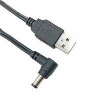 USB 2.0 Stecker auf DC5.5*2.1mm/2.5mm & DC3.5*1.35mm Hohlstecker Stromkabel für Computer und Haushaltsgeräte
