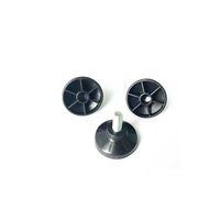 Gamba o piede in plastica da 38mm per sedia da tavolo e mobili