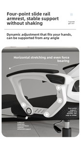 <span class=keywords><strong>เก้าอี้</strong></span>สำนักงานที่เหมาะกับการทำงานปรับเอนได้สบายสำหรับการนั่งในระยะยาวเหมาะสำหรับ<span class=keywords><strong>นักเรียน</strong></span>เล่นเกมใช้ในห้องนอน - Product Image 6