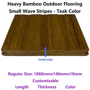 Plancher extérieur en <span class=keywords><strong>bambou</strong></span> tressé à faible entretien et longue durée de vie, à grain ondulé fin, antidérapant et imperméable, idéal <span class=keywords><strong>pour</strong></span> les parcs - 5 - Product Image 4