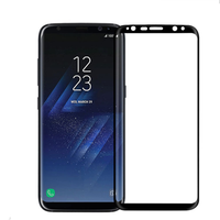Protection d'écran en verre trempé liquide anti-rayures avec colle intégrale pour Samsung Galaxy S8 S9 Plus Note 8 9