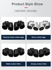 SYPES Custom Upgrade Kohlefaser-Auspuffrohre für BMW X5 X6 X7 G05 G06 G07 <span class=keywords><strong>M</strong></span> Leistung Quad-Schall dämpfer spitze OEM - Product Image 5