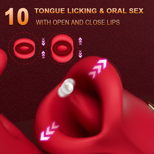 Vibrateur 3 en 1 à succès avec fonctions de léchage, de vibration et de claquement pour clitoris, jouets sexuels pour femmes - Product Image 3