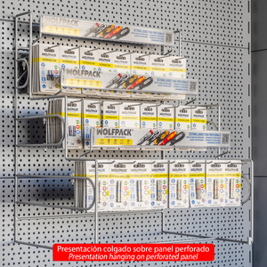 Expositor Colgante/de Sobremesa para Destornilladores S2-Cromo-Vanadio, Paquete Completo de 240 Unidades en Blíster - Product Image 3