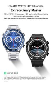 DT Ultra Mate Fashion Smartwatch for Men BT Call NFC Fitness Tracker Blood Oxygen Sleep Tracker Compass (IP67) for Outdoor - Product Image 5