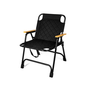 Chaise pliante d'extérieur 61x58x72cm, portable, pour jardin, camping, loisirs, rectangulaire, assise épaisse - Product Image 5