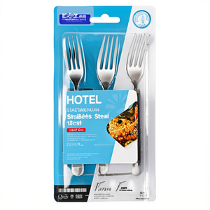 Juego de tenedores para fruta 3 piezas Inox (18,9cm) HOTEL Cromo lucido CVLX70C3 - Product Image 1