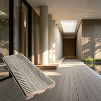 Plancher en composite WPC pour extérieur avec clips et accessoires de poutres – Système complet de terrasse pour entrepreneur
