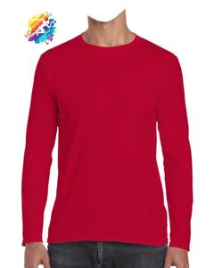 Nouveaux t-shirts pour garçons, t-shirts noirs en coton pyma, T-Shirt à col rond pour hommes à manches longues - Product Image 1