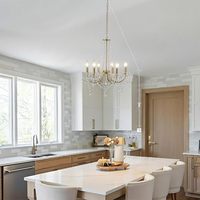 Lustre moderne de luxe en verre et cristal doré, luminaire suspendu décoratif pour mariage, villa, hôtel, chambre à coucher