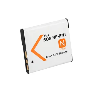 NP-BN1 तो एनवाई साइबर-शॉट के लिए 3.7V 900mAh कैमरा NPBN1 एन प्रकार कैमरा बैटरी