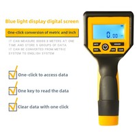 Instrument de mesure de Distance de roue roulante de haute précision affichage numérique dispositif de mesure de route portable télémètre électronique