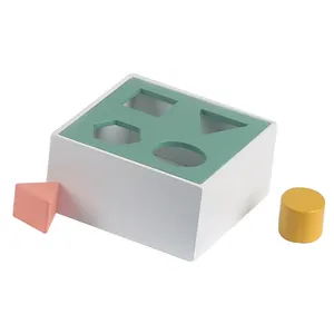 Mainan Puzzle Kayu Beberapa Gaya Montessori Mainan Pendidikan Awal Kayu untuk Anak-anak