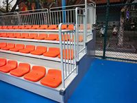 Tribune fixe pour complexe sportif, Tribune rétractable pour terrain de sport, Siège de tribune pour salle polyvalente, Siège de tribune pour salle de sport intérieure, Chaise longue de salle de sport
