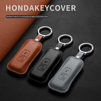 Étui à clés en cuir PU pleine couverture en stock, directement de l'usine, compatible avec les motos Honda Haojue UFR150/UHR150, porte-clés de haute qualité