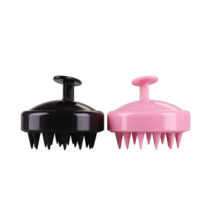 Silicone <b>Scalp</b> Massager Shampoo Hair <b>Brush</b> Wheat Straw <b>Scalp</b> Hair Shampoo <b>Brush</b> - Product Image 3