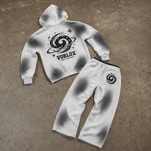 OEM Acid Wash Heavy French Terry Blank Tracksuit 450gsm Unisex Screen Print Custom Streetwear Tracksuit Bulk Wholesale - Product Image 2