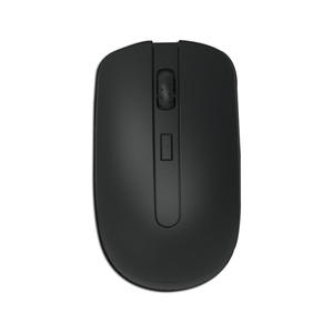 เมาส์ไร้สาย Morandi 2.4G โฟโตอิเล็กทริก 4 ปุ่ม แบบเงียบ ชาร์จได้ สีดำ พร้อมเสียงและรุ่นไร้เสียง - Product Image 1