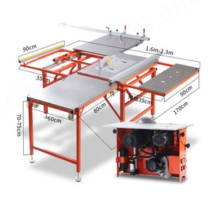 Scie à panneaux de haute précision, machine à bois multifonctionnelle, scie à bois de précision à table coulissante - Product Image 1